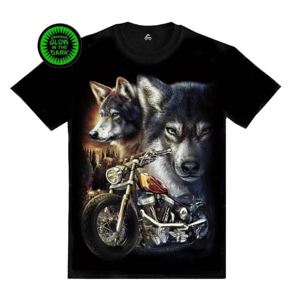 Wolf & Bike Motoros gyerek póló